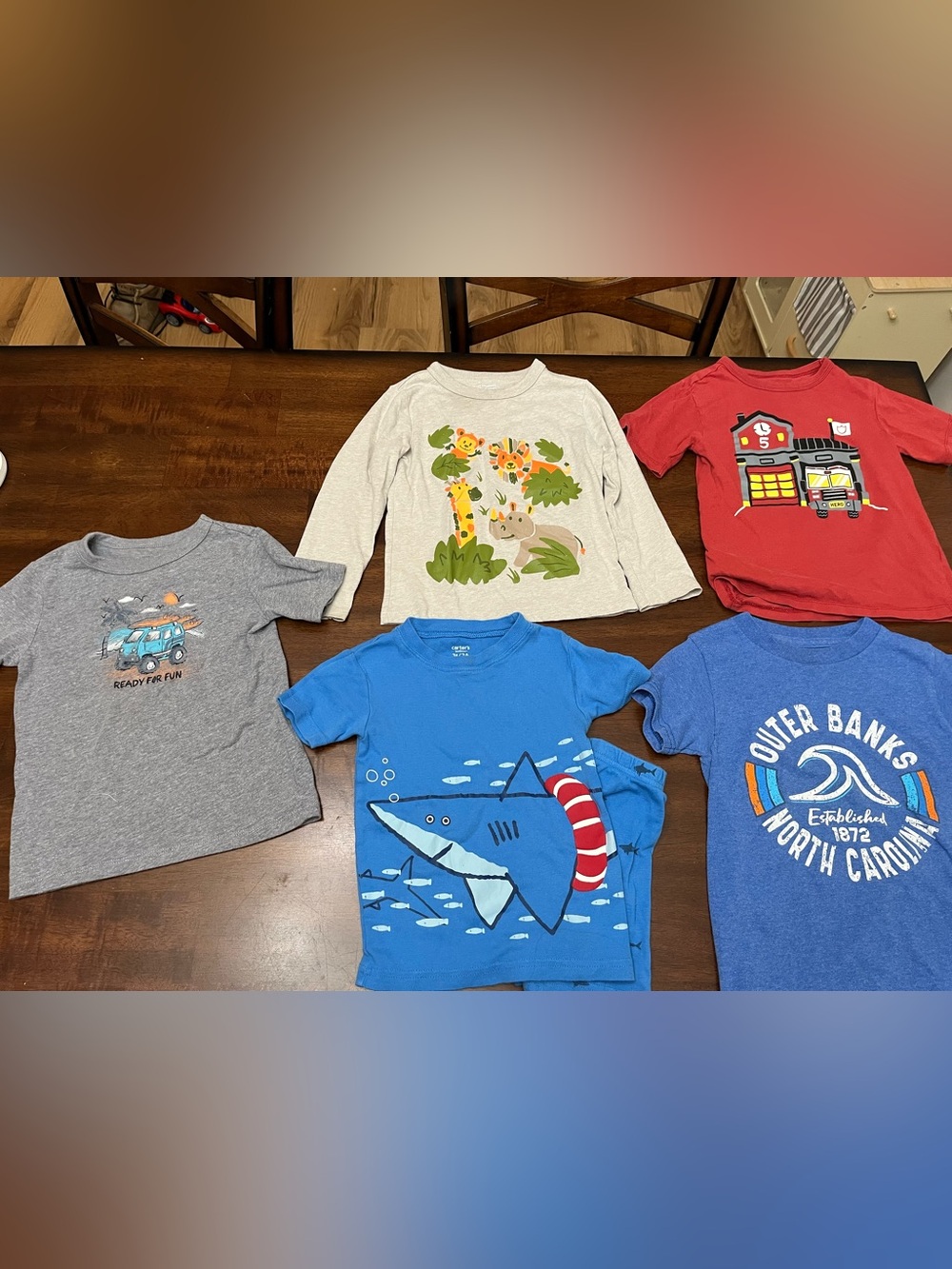 Carter’s and Children’s Place shirts - Boys 3T/4T